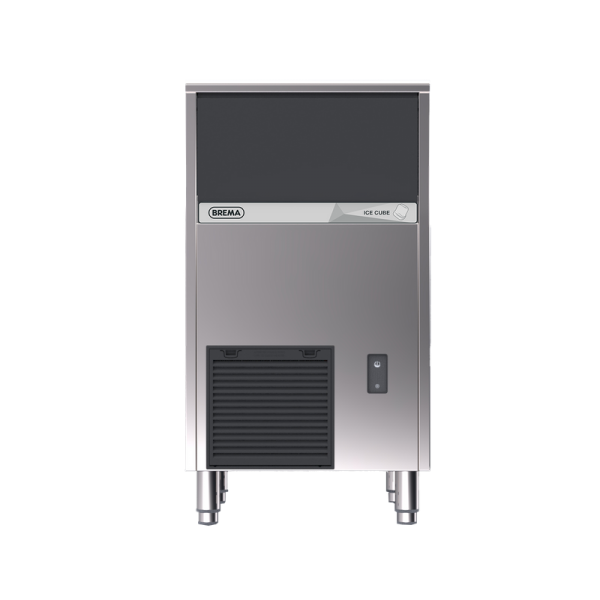 Machine à glaçons pleins 48 kg/24h, réserve 25kg condenseur air pompe de vidange 135284
