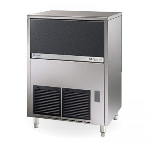 Machine à glaçons pleins 71 kg/24h réserve 40kg condenseur air pompe de vidange 128793