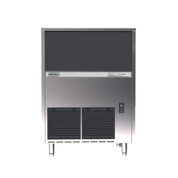 Machine à glaçons pleins 77 kg/24h réserve 40kg condenseur air pompe de vidange 135292