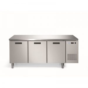 Meuble refrigéré 3 portes 600x400 positif avec dosseret 132476