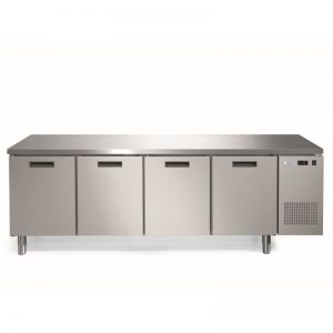 Meuble refrigéré 4 portes 600x400 positif avec dosseret 132478