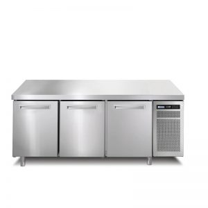 Meuble réfrigéré 600x400 négatif, 3 portes, groupe logé, gamme SPRING+ 803 BT 129007