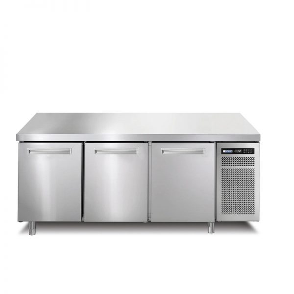 Meuble réfrigéré 600x400 négatif, 3 portes, groupe logé, gamme SPRING+ 803 BT 129007