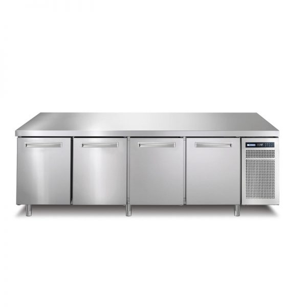 Meuble réfrigéré 600x400 négatif, 4 portes, groupe logé, gamme SPRING+ 804 BTA 129011