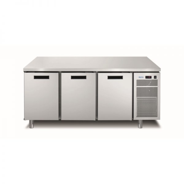 Meuble réfrigéré GN1/1 négatif, 3 portes, groupe logé, gamme LINEAR  LIN+703BT/1 132707