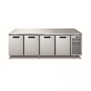 Meuble réfrigéré GN1/1 négatif, 4 portes, groupe logé, gamme LINEAR LIN+704BTA/1 132711