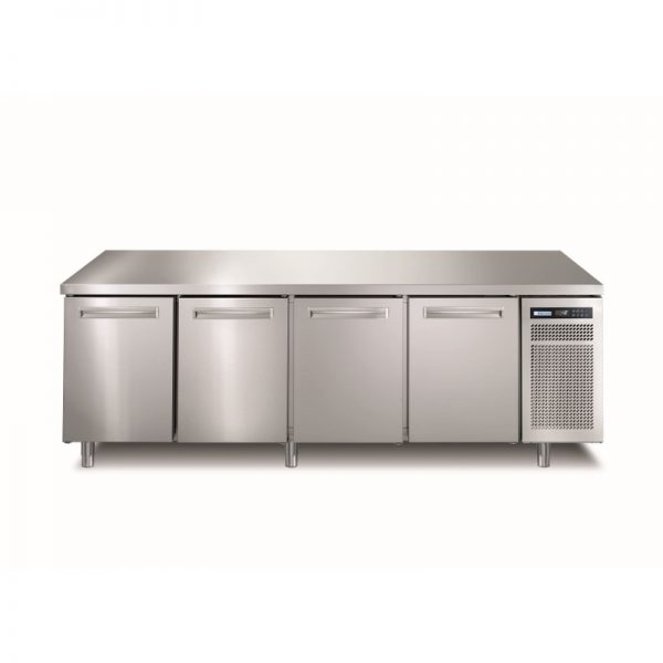 Meuble réfrigéré GN1/1 positif, 4 portes, groupe logé, gamme SPRING+SPR+704TN/1