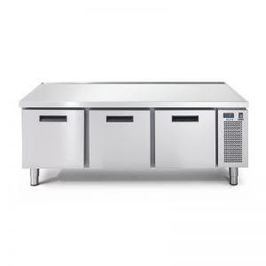 Soubassement réfrigéré GN1/1 négatif, 3 tiroirs, gamme LINEAR SNACK+ LINSN+ 703 BTV1 129032