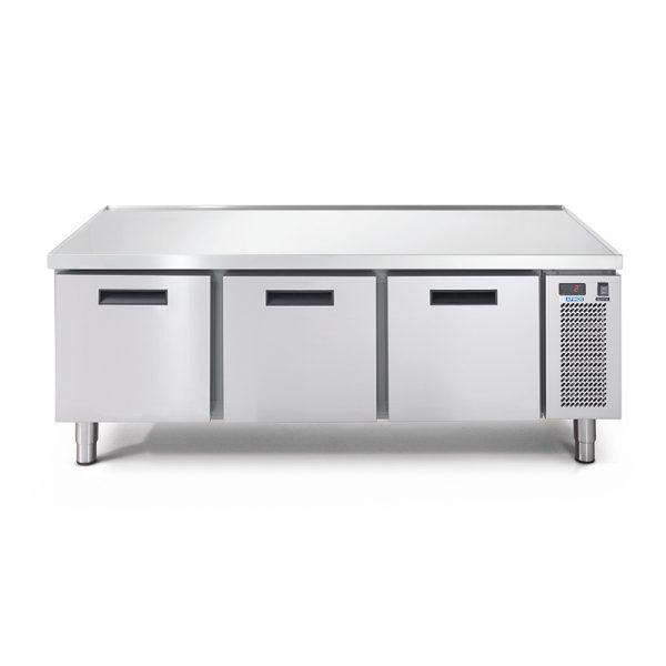Soubassement réfrigéré GN1/1 négatif, 3 tiroirs, gamme LINEAR SNACK+ LINSN+ 703 BTV1 129032