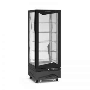 Vitrine verticale MARILYN positive ventilée 450 L tablettes en verre 134576