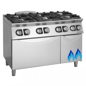 Gazinière 6 feux + Four + Placard 70 cm 129295
