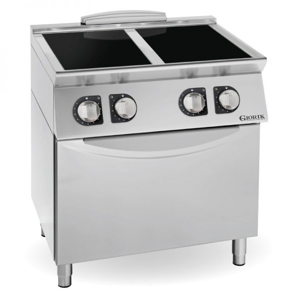 Cuisinière Vitrocéramique 4 feux + Four 90 cm 129564
