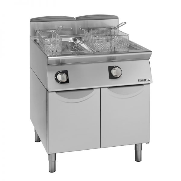 Friteuse à Gaz 2 Cuves 17 Litres 70 cm 129626